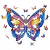 Puzzle Drewniane Gwiezdny Motyl XL